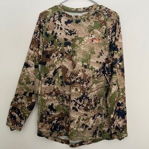 Sitka Core Lightweight Crew LS Supalpine Large